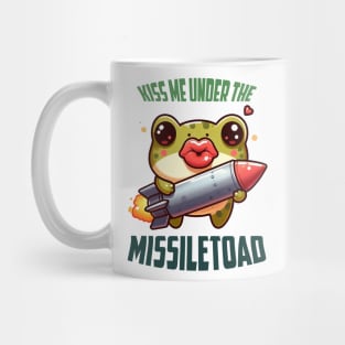 Kiss Me Under The MissileToad Illustration Mug